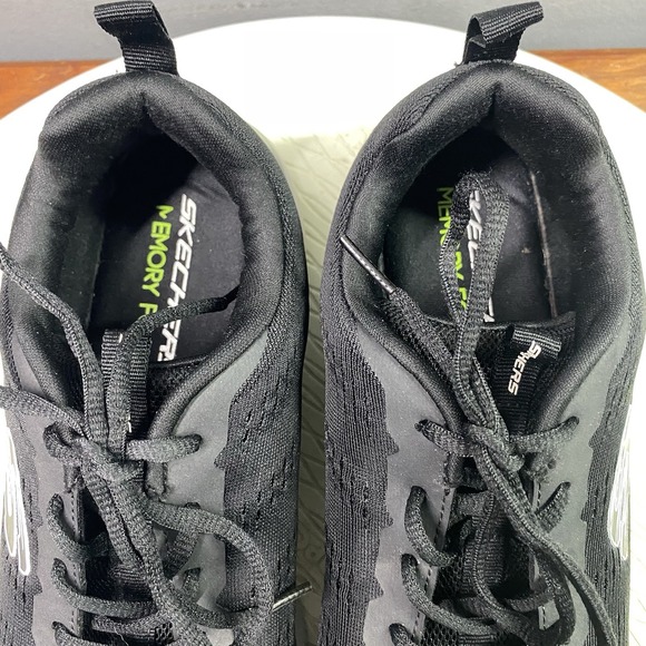 Skechers Men\'s Summits‎ Torre Lace Up Shoes Sneakers Black Lite-weight Sz.10 main image 9